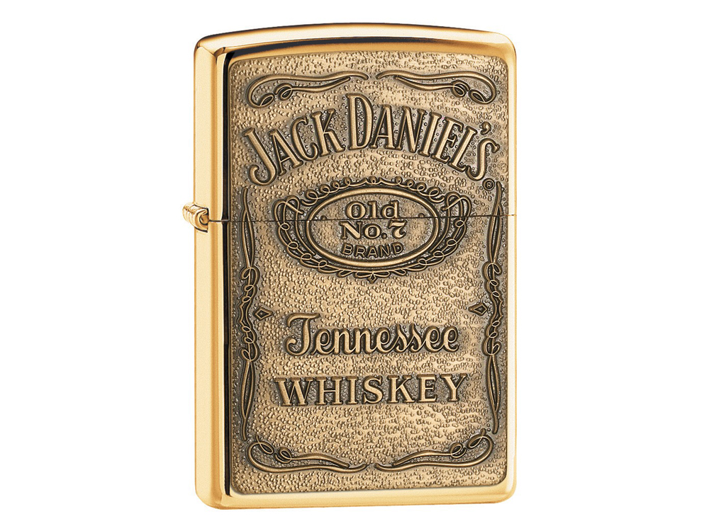 Zippo-Lighter Jack Daniels High Polish Brassproduct zoom image #1