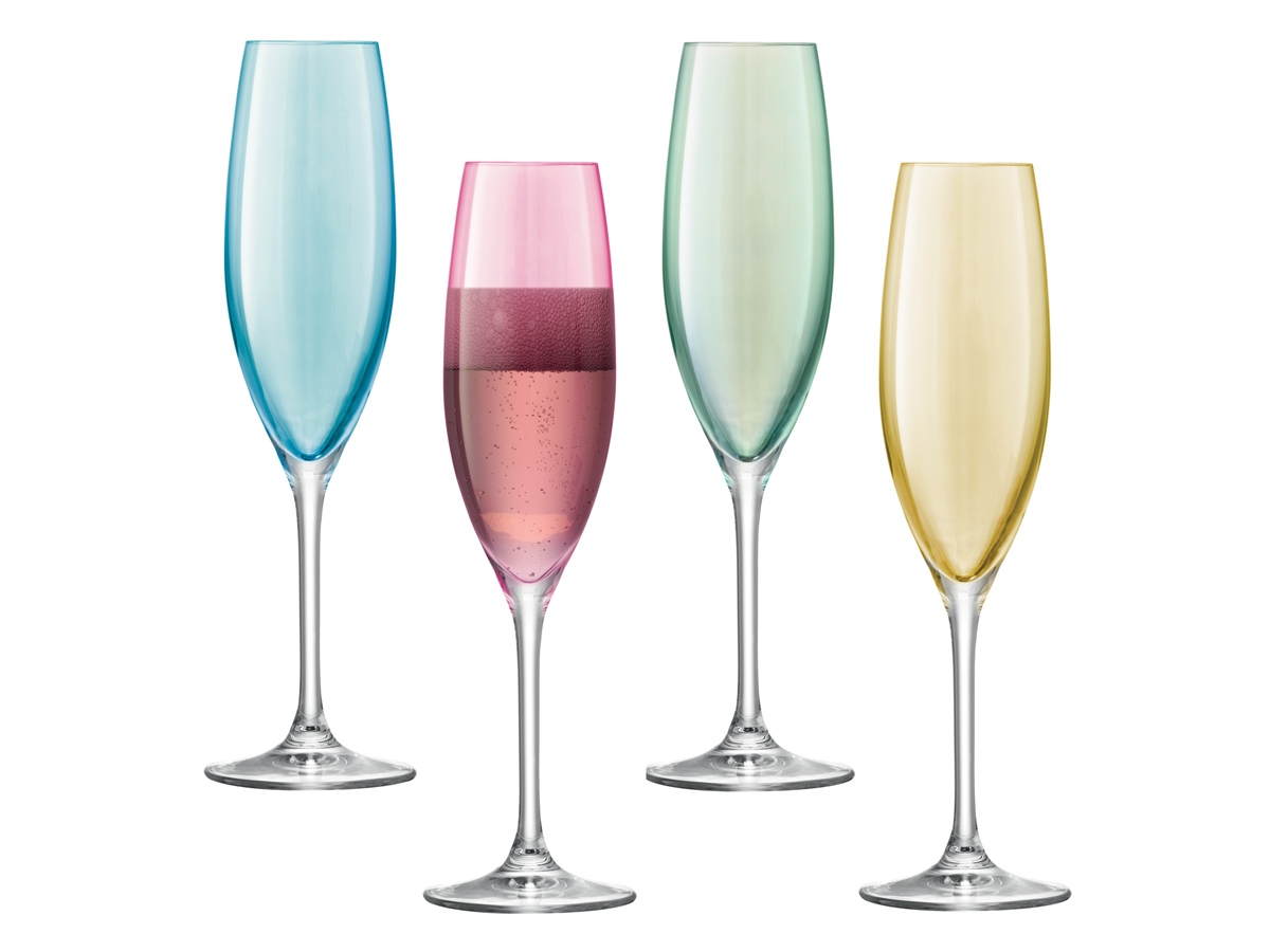 Champagneglas LSA Polka Pastel 4-pakproduct zoom image #1