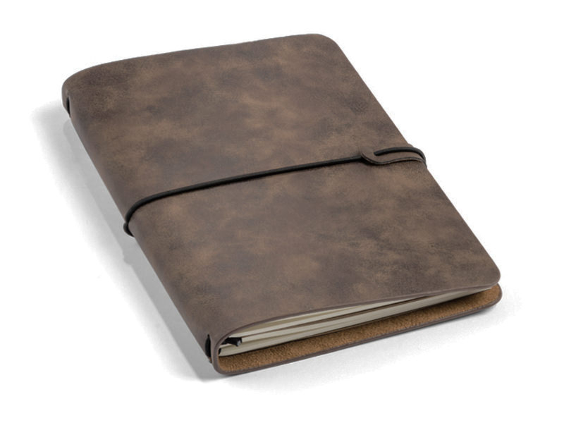 Notesbog Antik Økolæder Brunproduct image #1