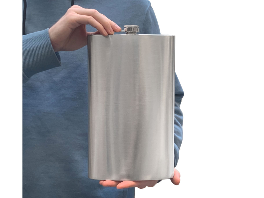 Stor Lommelærke Steel Flask Jumboproduct image #1