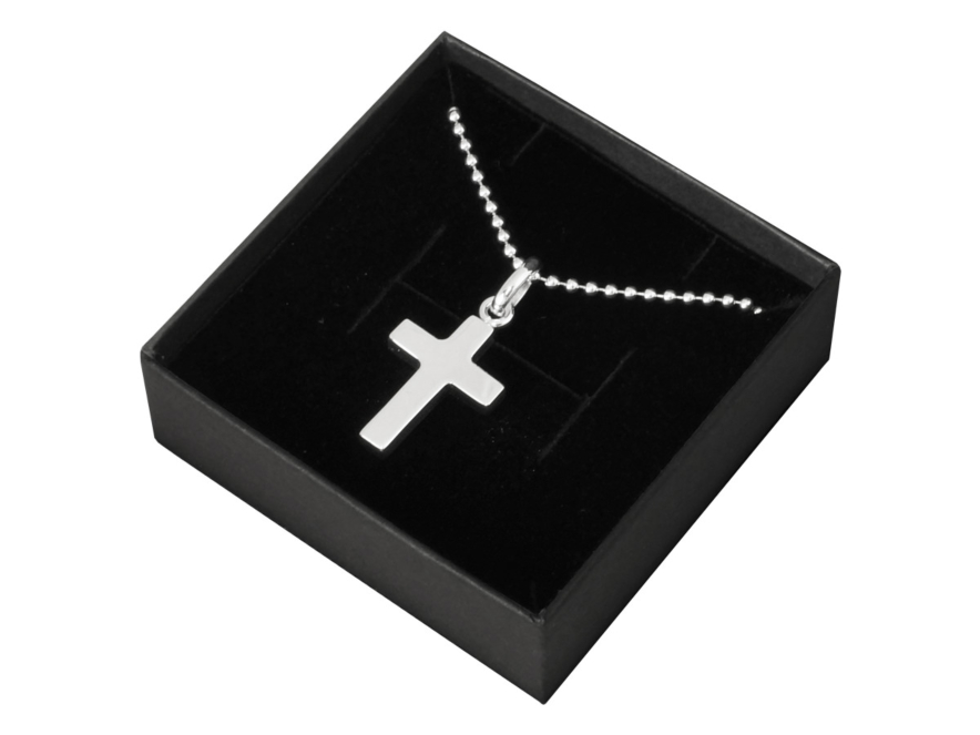 Halskæde Kors Sølv Smallproduct image #1