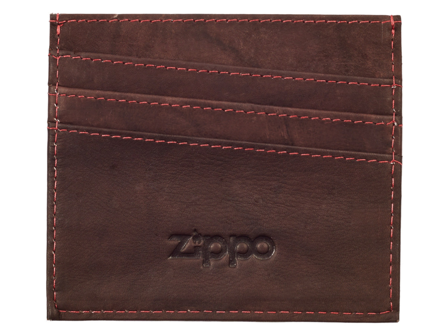 Kortholder Herre Zippo Læder Brunproduct image #1