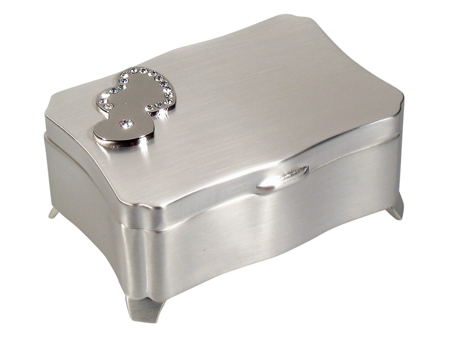 Dåbsgave Smykkeskrin Sandrine Swarovskiproduct image #1