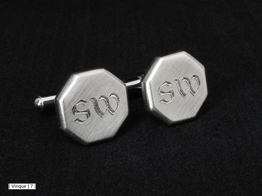Manchetknapper Octagon Steelproduct image #2