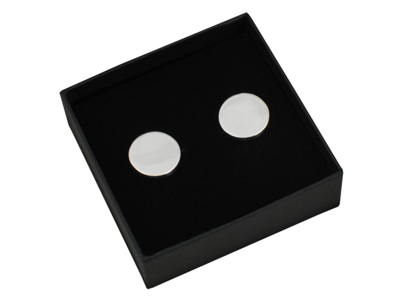 Manchetknapper Sølv Milano Silver Circleproduct image #1