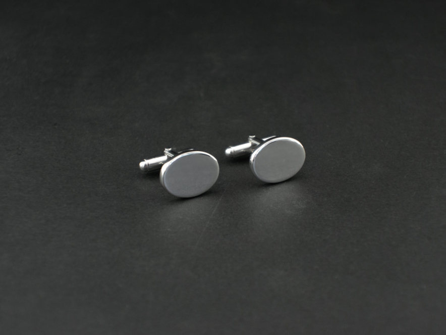 Manchetknapper Milano Silver Ovalproduct image #2