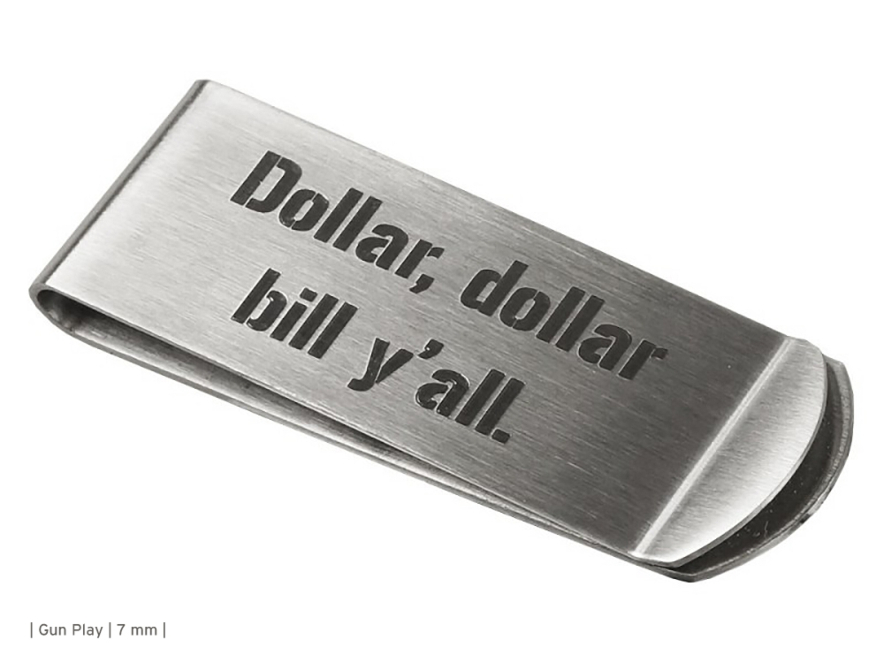 Seddelklemme Brushed Steelproduct image #2