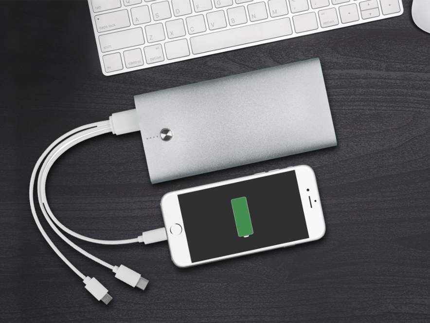 Power Bank Slim Charger 8000 Silverproduct image #3