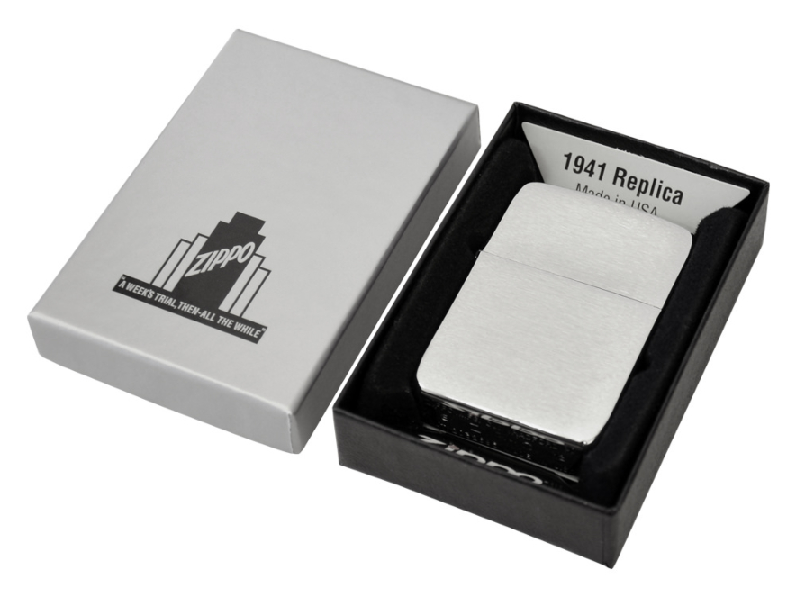 Zippo-Lighter Replica 1941 Brushed Chromeproduct image #3
