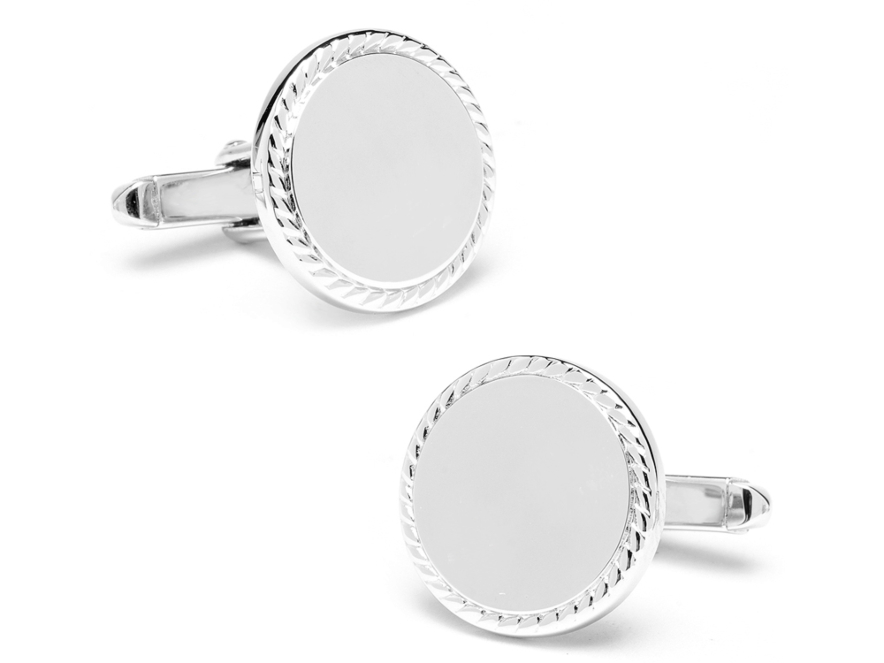 Manchetknapper Ox & Bull Silver Roundproduct image #1