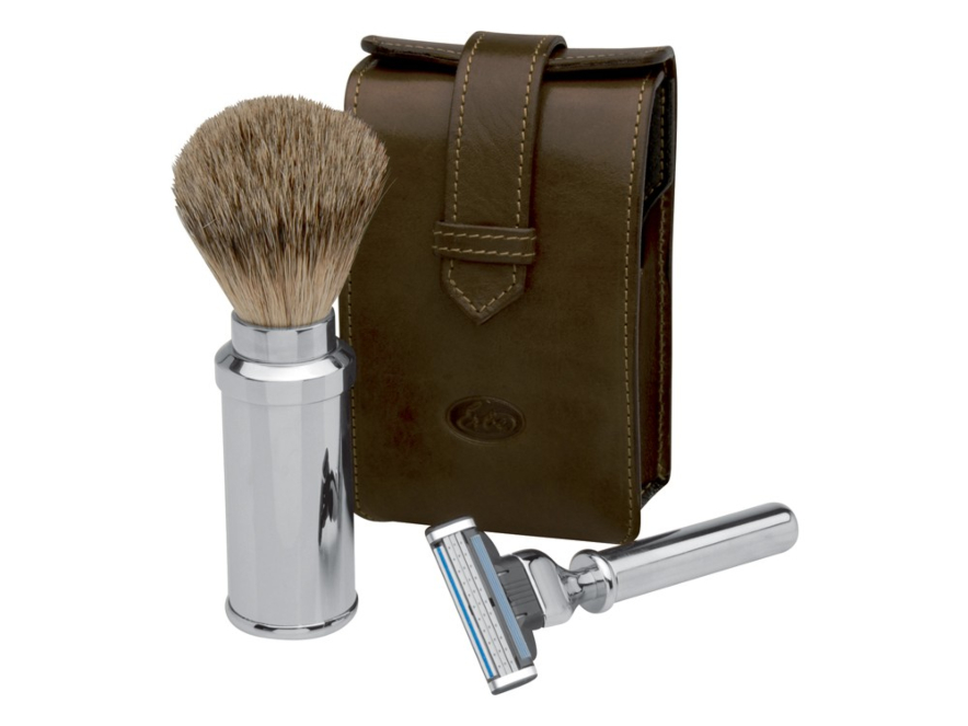 Barberingssæt Rejse Erbe Solingen Leatherproduct image #1