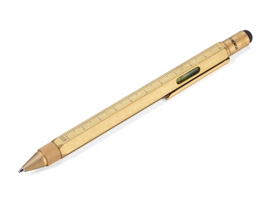 Snedker Pen Troika Construction Antik Messingproduct image #1