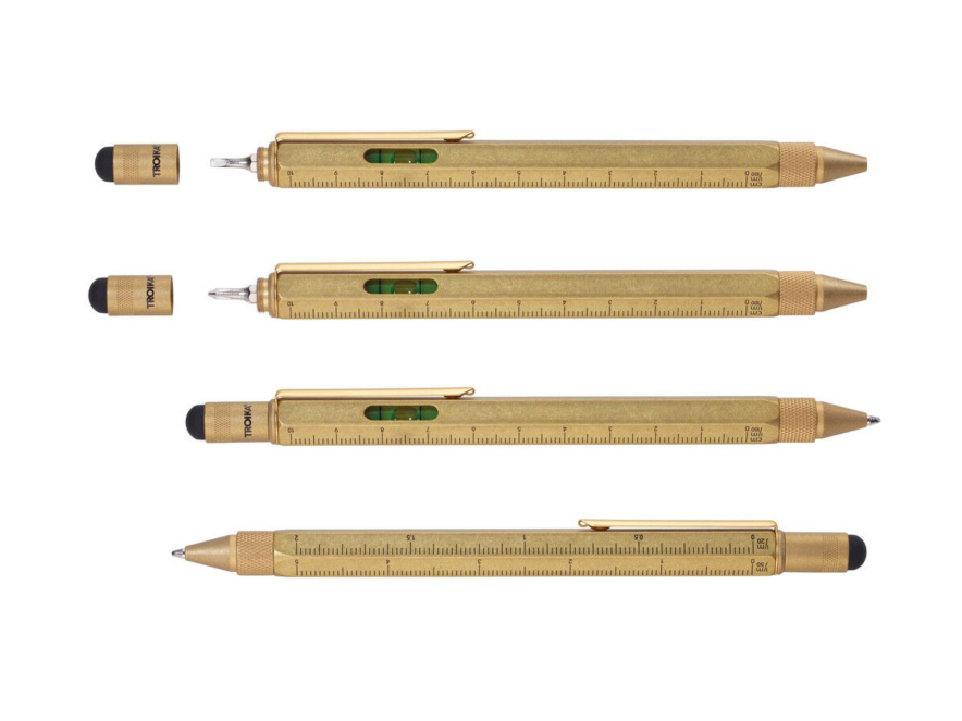 Snedker Pen Troika Construction Antik Messingproduct image #2