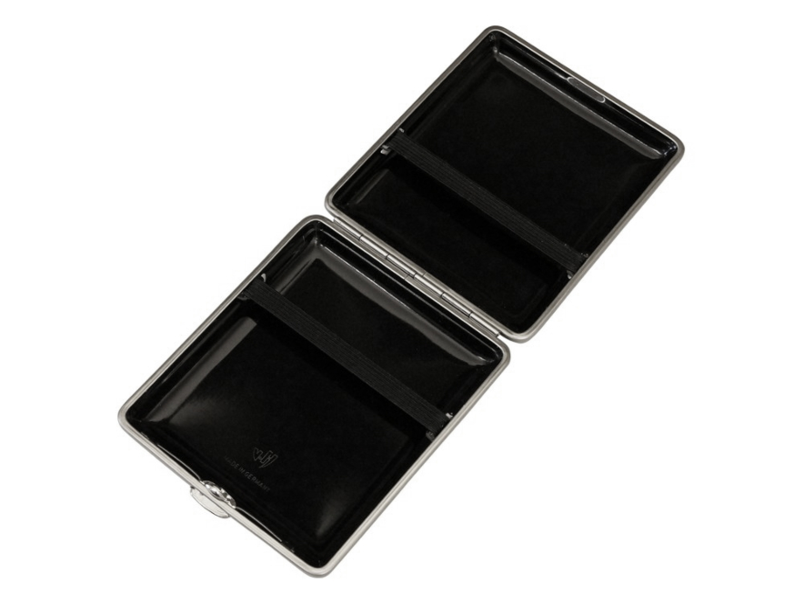 Cigaretetui VH Black Leather Steelproduct image #3