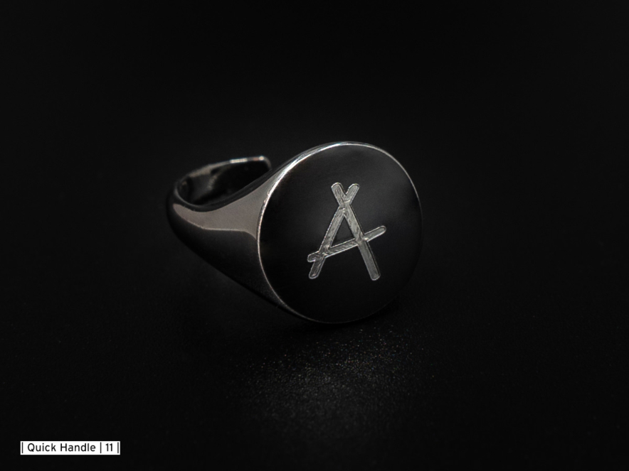 Anatolio Signetring Mænd Justerbar 925 Sterling Sølv BRHproduct image #2