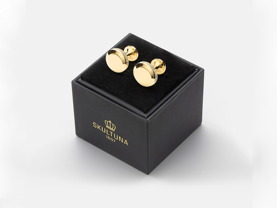 Manchetknapper Skultuna 1607 Icon Model 8 Gold Platedproduct image #2