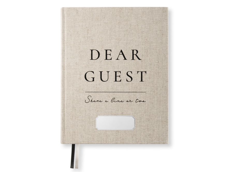 Gæstebog Paperstyle Large "Dear Guest" 201 x 255 mmproduct image #1