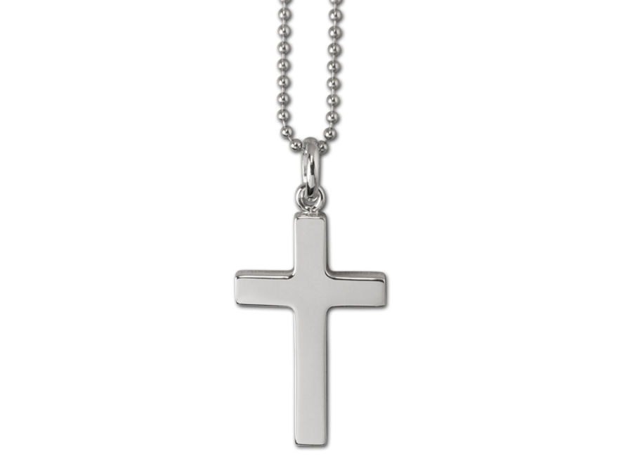 Halskæde Kors Sølv Mediumproduct image #2