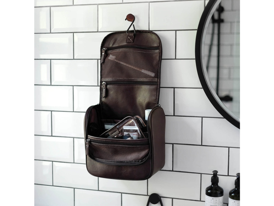 Toilettaske Herre Ophæng Stackers Traveller Brunproduct image #5