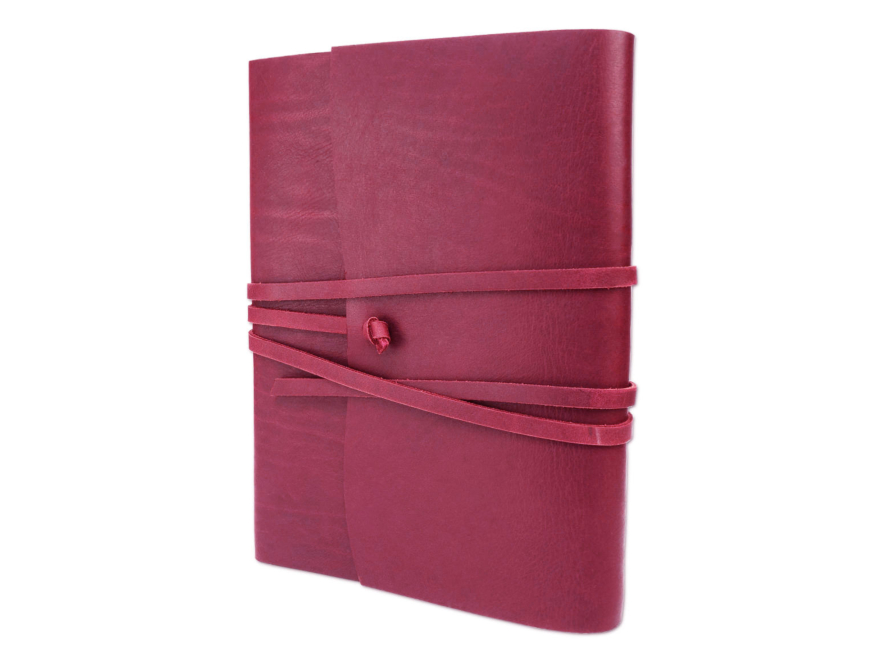Journal Amantius Læder Lilla Fucsia 180 x 250 mmproduct image #1