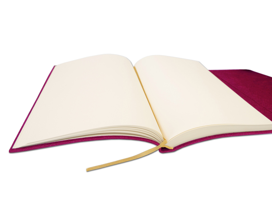 Journal Amantius Læder Lilla Fucsia 180 x 250 mmproduct image #2