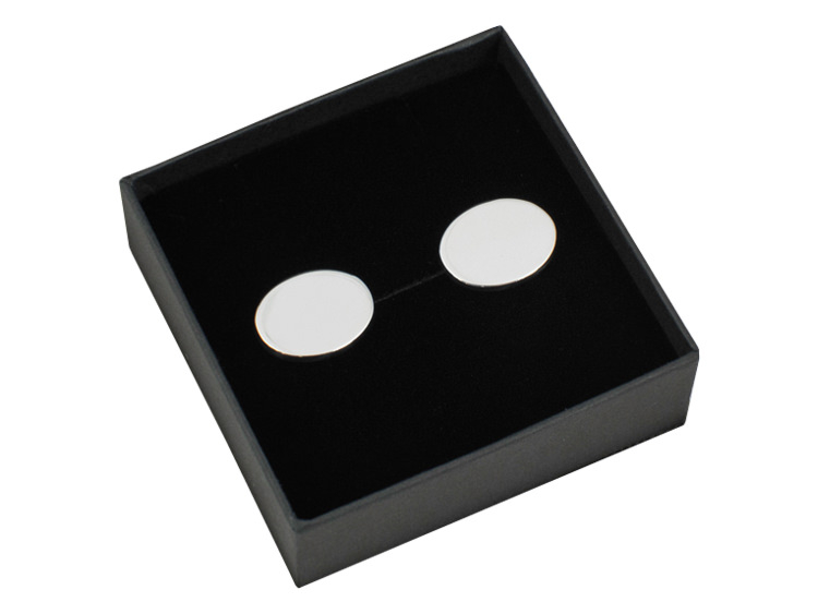Manchetknapper Milano Silver Ovalproduct image #1