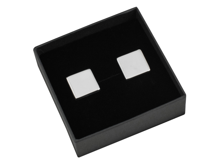 Manchetknapper Milano Silver Squareproduct image #1