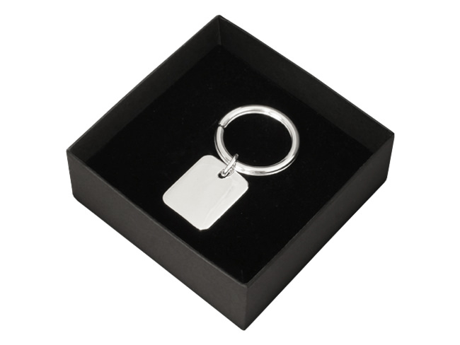 Nøglering Sterling Silver Rectangleproduct image #1