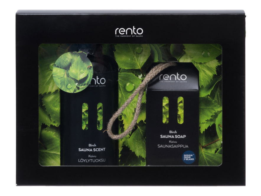 Gavesæt Rento Sauna Duft & Sæbe Birkproduct image #1