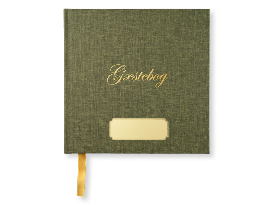 Gæstebog Paperstyle Grøn 185 x 185 mmproduct image #1