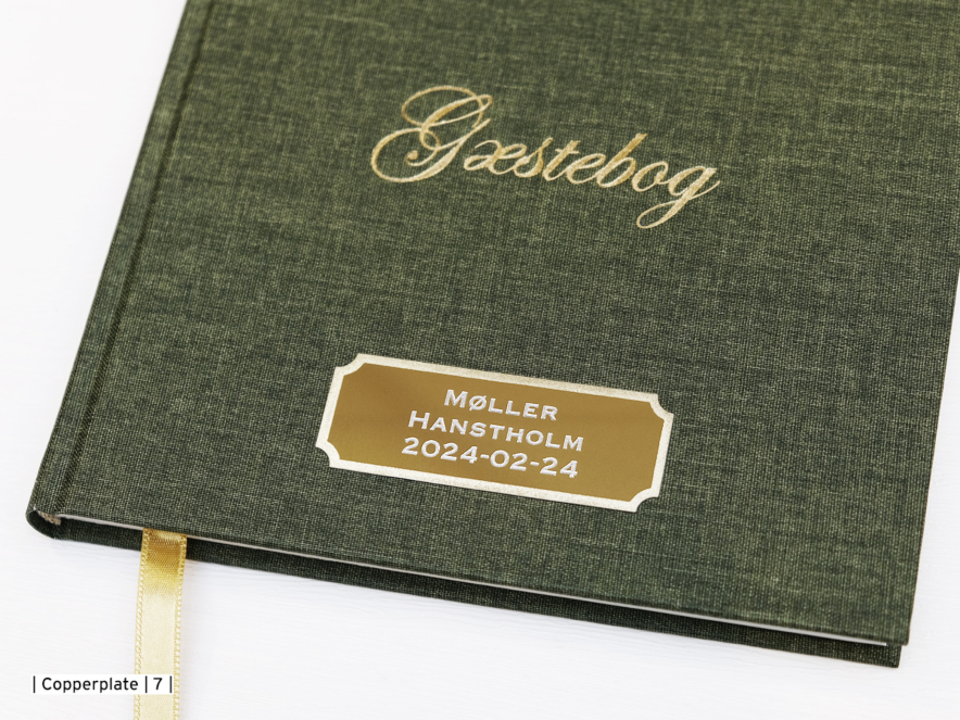 Gæstebog Paperstyle Grøn 185 x 185 mmproduct image #2