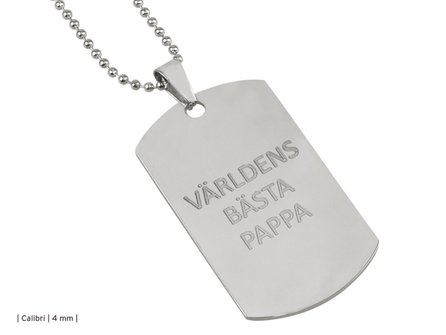 Halskæde Steel Tag Largeproduct image #2