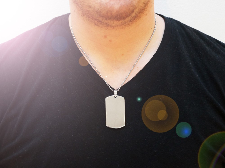 Halskæde Steel Tag Largeproduct image #3