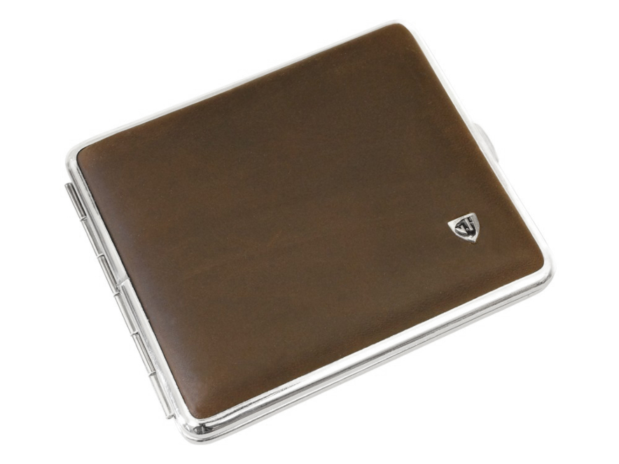 Cigaretetui VH Brown Leather Matteproduct image #1