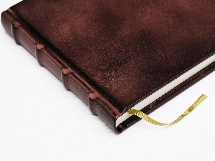 Gæstebog Cicero Vintage Læder Brun 240 x 170 mmproduct image #2