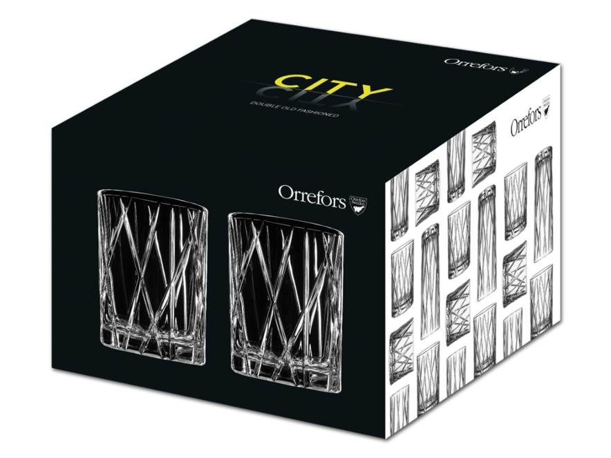 Whiskyglas Orrefors City Old Fashioned 25 cl 4-pakproduct image #3