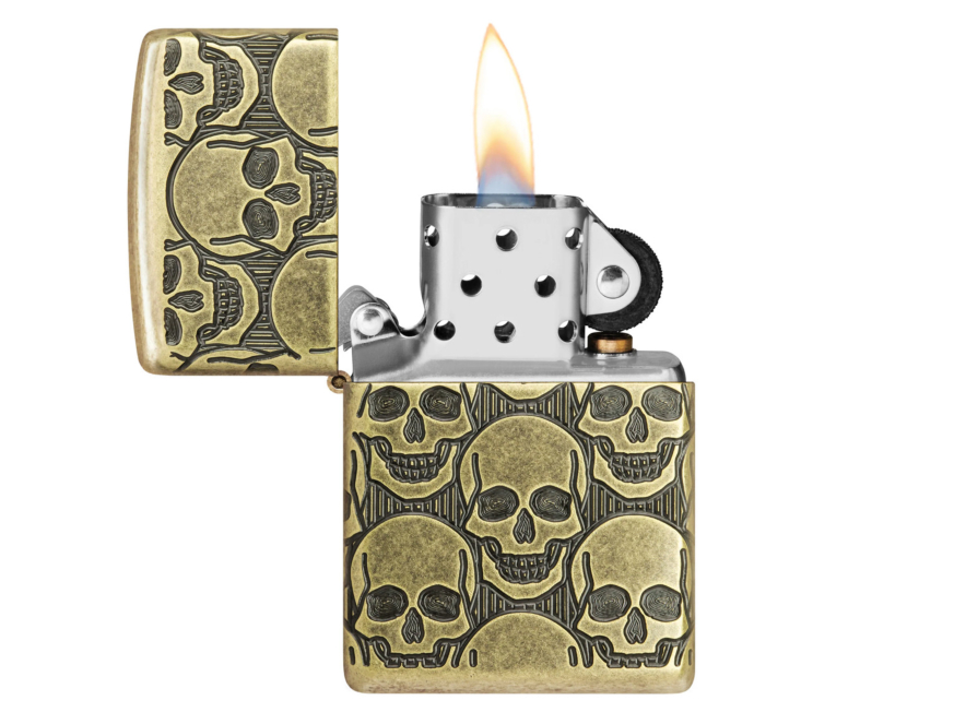 Zippo-Lighter Armor Skulls Cackling Craniumproduct image #2