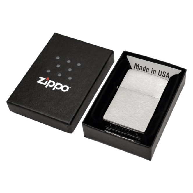 Zippo-Lighter Brushed Chromeproduct image #3