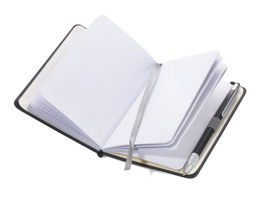 Notesbog A6 & Pen Troika Slimpad Sortproduct image #2