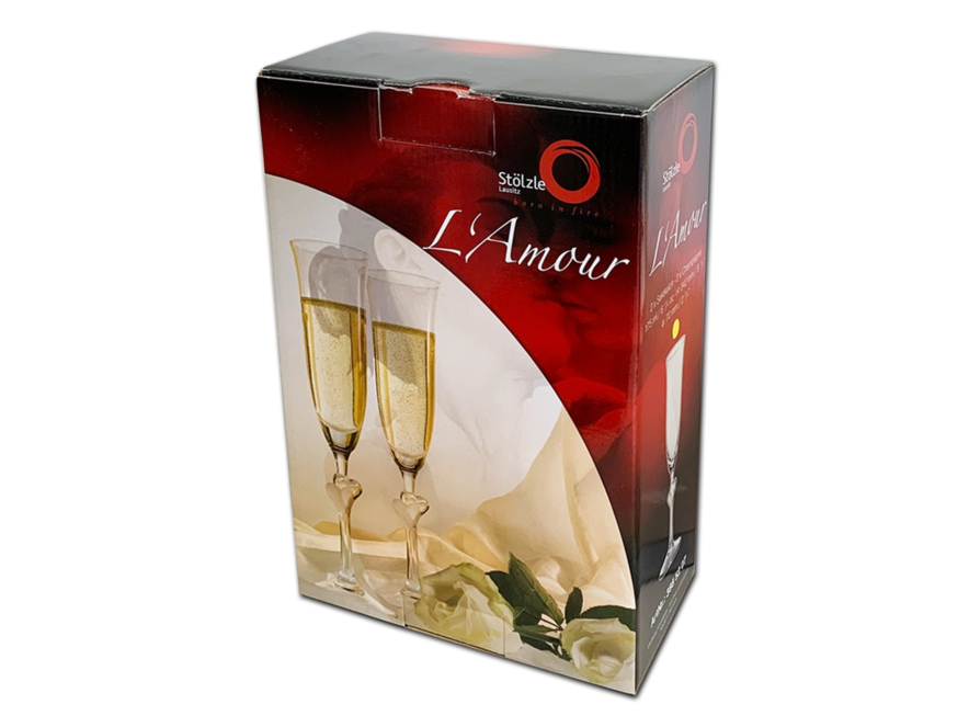 Champagneglas Hjerte L Amour Sweetheart 2-pakproduct image #2