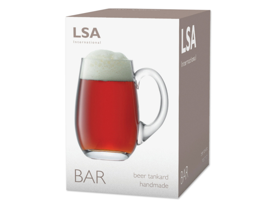 Ølkrus Glas LSA Bar Beer Tankard Curved 75 clproduct image #3