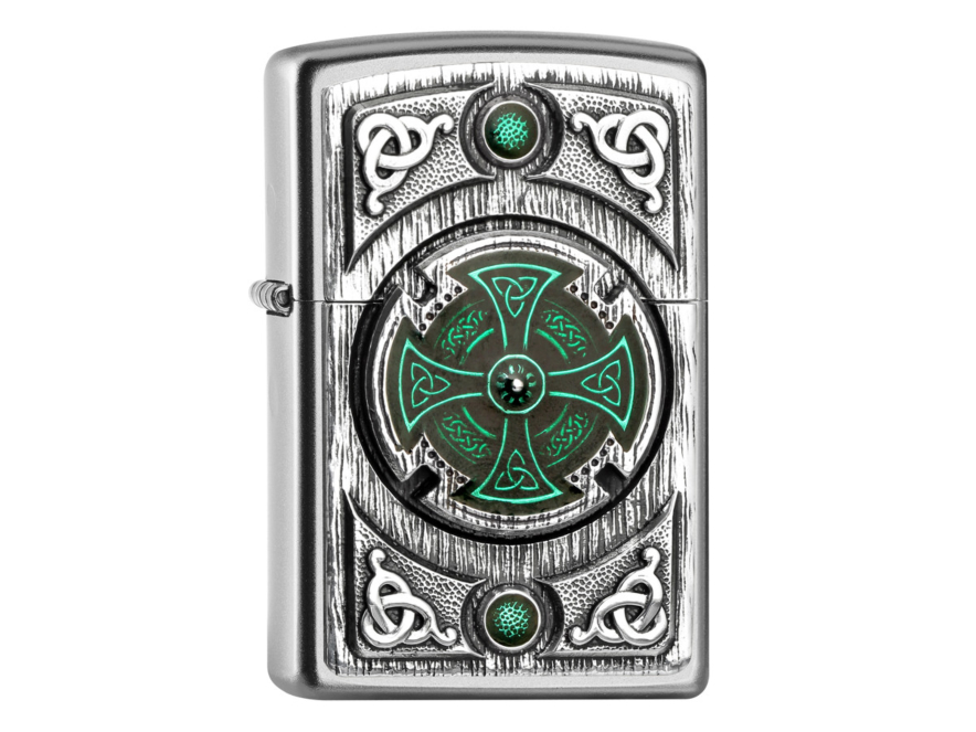 Zippo-Lighter Celtic Green Crossproduct image #1