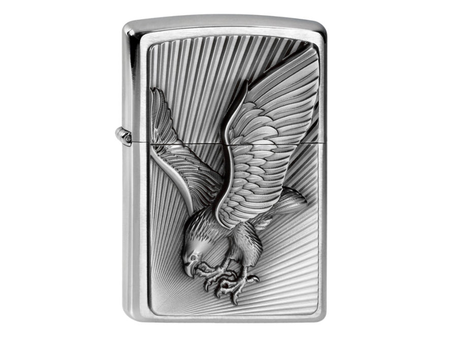 Zippo-Lighter Eagle Emblem Chromeproduct image #1