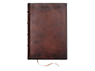 Gæstebog Cicero Antik Læder Brun 180 x 260 mmproduct thumbnail #1