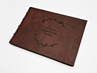 Gæstebog Cicero Vintage Læder Brun 300 x 210 mmproduct thumbnail #5