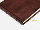 Gæstebog Cicero Vintage Læder Brun 300 x 210 mmproduct thumbnail #2