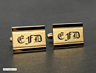 Manchetknapper Chicago Goldenproduct thumbnail #2