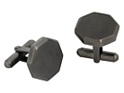 Manchetknapper Octagon Gun Metalproduct thumbnail #1