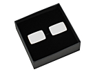 Manchetknapper Milano Silver Rectangleproduct thumbnail #1