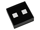 Manchetknapper Milano Silver Squareproduct thumbnail #1